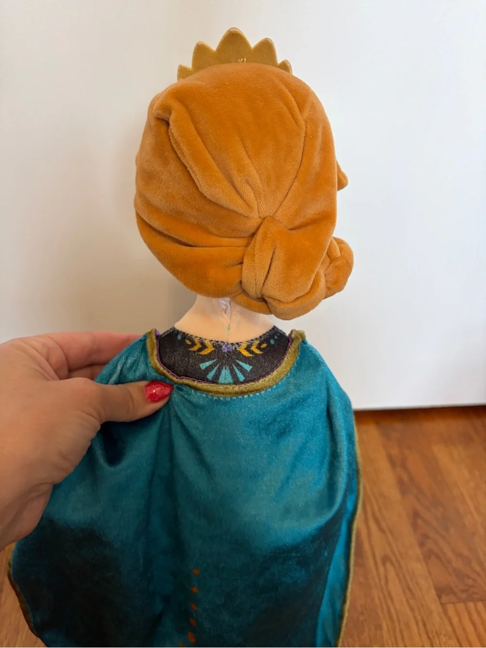 Disney Queen Anna Plush Doll in Teal and Purple - Kids Toys